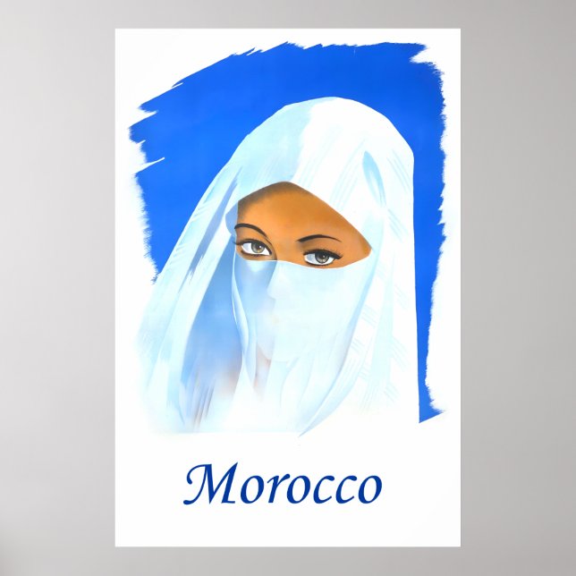 Affiche de voyage Maroc (Devant)
