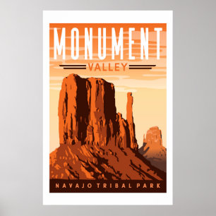 Affiche de voyage Monument Valley Imprimer
