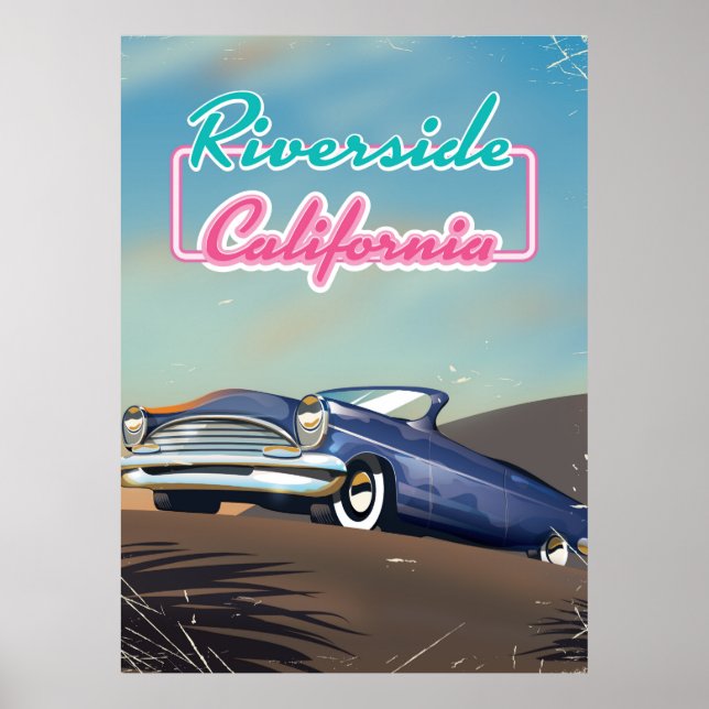 Affiche de voyage Riverside California (Devant)