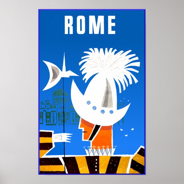 Affiche de voyage Rome, Italie (Devant)