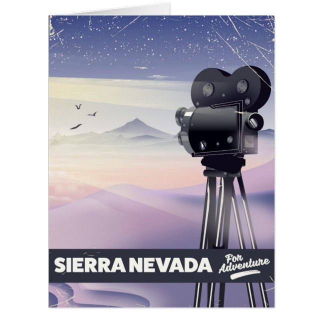 Affiche de voyage Sierra Nevada (Devant)