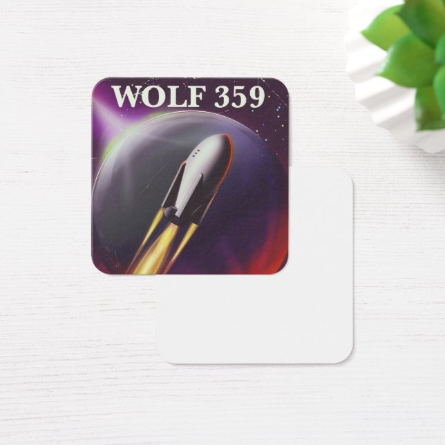 Affiche de voyage spatial "pour une aventure" Wolf (Bureau)