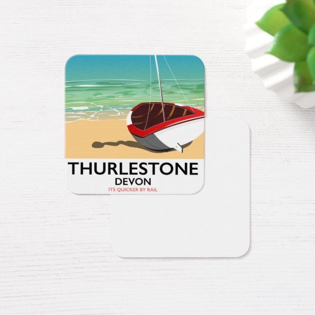 Affiche de voyage Thurlestone South Devon (Bureau)