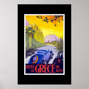 Affiche de voyage vintage Grèce 2