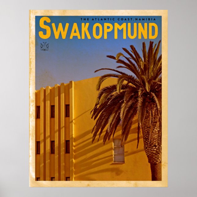 Affiche de voyage vintage Swakopmund (Devant)