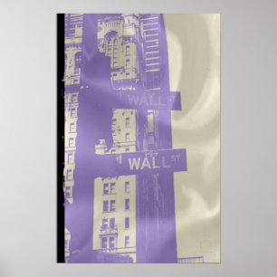 Affiche de Wall Street Nyc