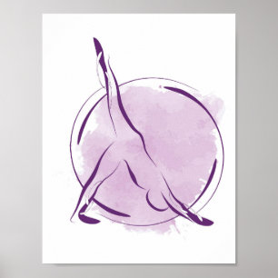 Affiche de yoga