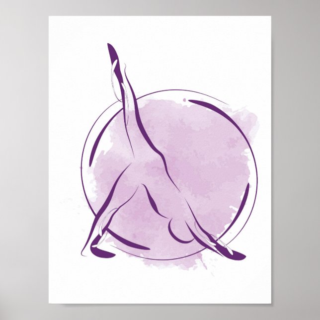 Affiche de yoga (Devant)