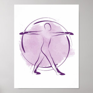 Affiche de yoga