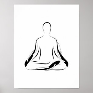 Affiche de yoga