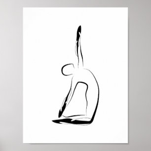 Affiche de yoga