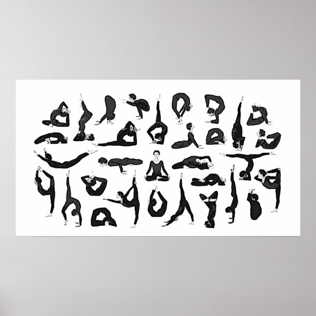 Affiche de yoga (Devant)