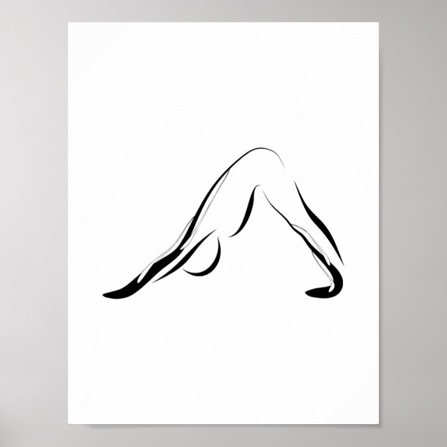 Affiche de yoga (Devant)