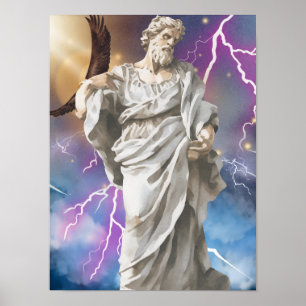 Affiche de Zeus, roi des dieux
