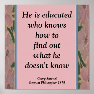 Affiche d'éducation de mosaïque en verre souill