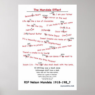 Affiche d'effets de Mandela