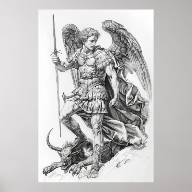 Affiche démoniaque de St. Michael Archangel (Devant)