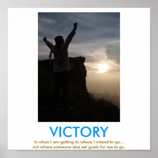 affiche démotivative VICTORY