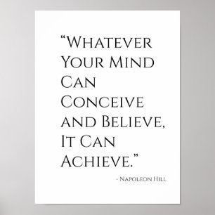 Affiche d'encouragement positif