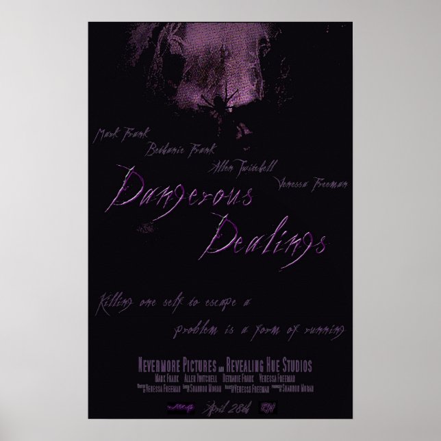 Affiche des affaires dangereuses (Devant)