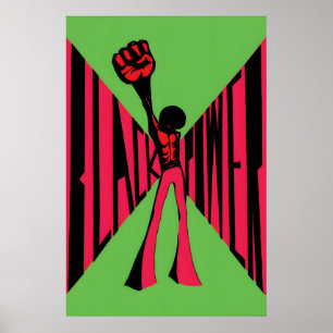 Affiche des années 1970 - Black Power