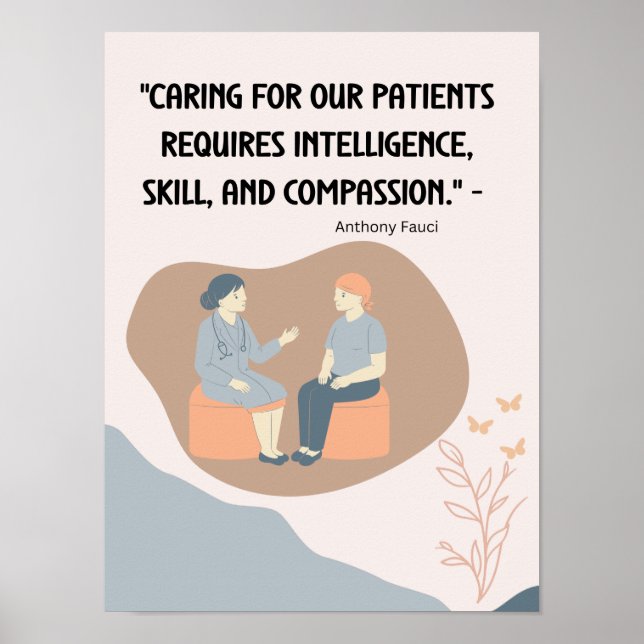 Affiche des citations pour l'hôpital (Devant)