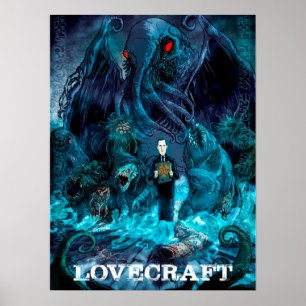 Affiche des créations de Lovecraft