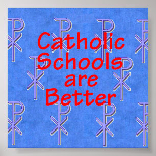 Affiche des écoles catholiques