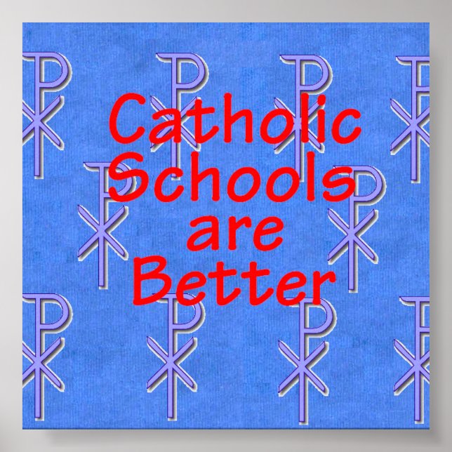 Affiche des écoles catholiques (Devant)