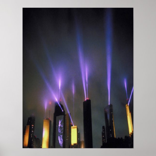 affiche des gratte-ciel (Devant)