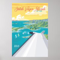 Affiche des îles Vierges britanniques