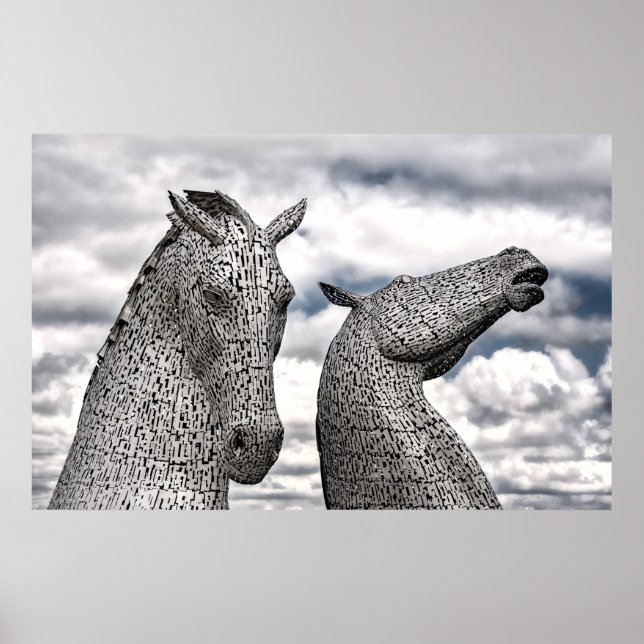 affiche des kelpies de l'écosse (Devant)