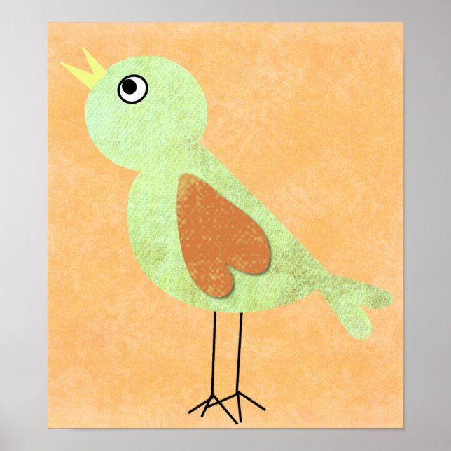 affiche des oiseaux (Devant)