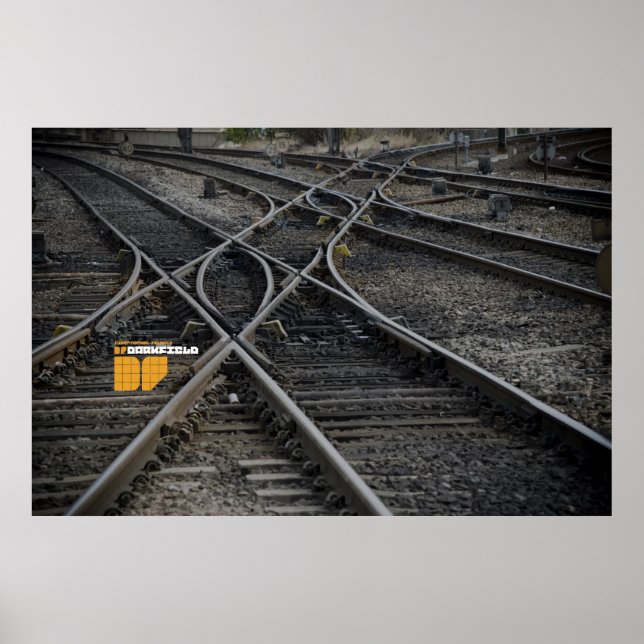 Affiche des rails de Darkfield (Devant)