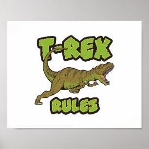 Affiche des règles T-Rex