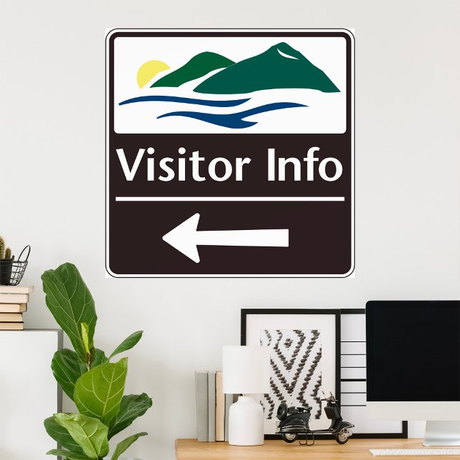 Affiche des renseignements aux visiteurs (Créateur téléchargé)