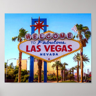 Affiche des signes de Las Vegas
