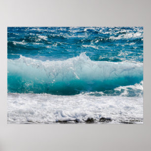 affiche des vagues océaniques