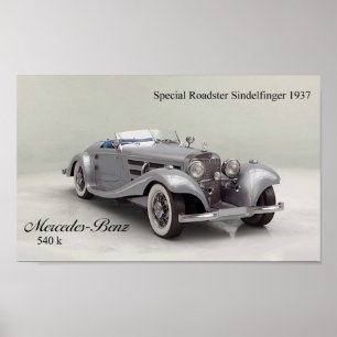 Affiche des voitures classiques