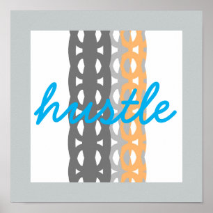 affiche design graphique abstrait avec texte