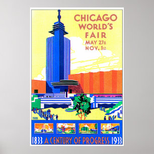 Affiche d'Exposition universelle de Chicago
