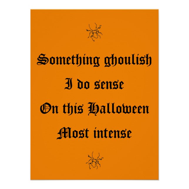 Affiche d'Halloween (Devant)
