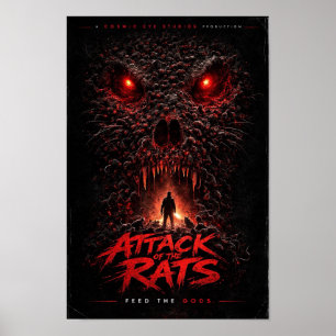 Affiche d'horreur de Cosmic Eye – Nuée de crânes