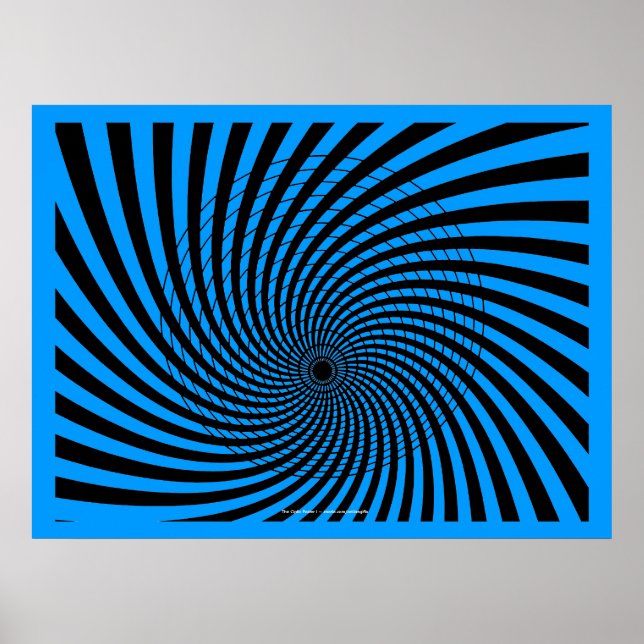 AFFICHE D'ILLUSION OPTIQUE I (Devant)