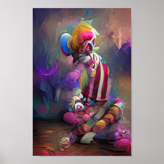 affiche d'illustration de l'imaginaire SAD CLOWN (Devant)
