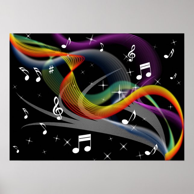 Affiche d'illustration de musique (Devant)