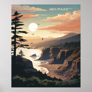 Affiche d'illustration vectorielle du parc nationa