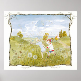 Affiche d'illustration vintage par Sibylle Von Olf