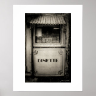 Affiche d'impression du Crosser Diner Lisbon Ohio