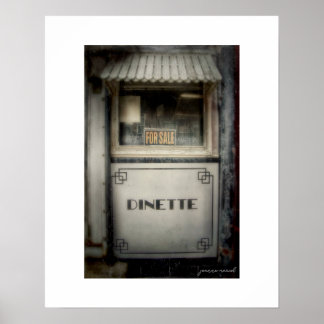 Affiche d'impression du Crosser Diner Lisbon Ohio